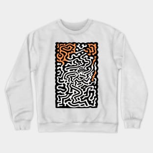 man running Crewneck Sweatshirt